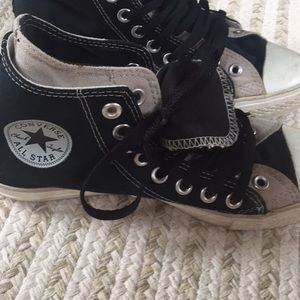 Converse high top multi layer used sz women’s 9